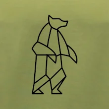 Geometria ľadový medveď stojaci