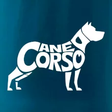 Cane corso nápis v tele