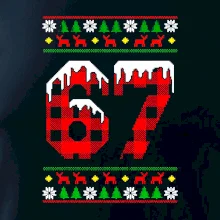 67 vianočný motív