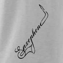 Saxophone nápis Saxophone nápis