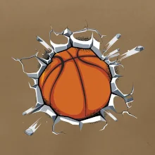 Basketbal lopta v triku