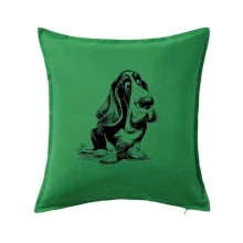 Čiernobiela karikatúra baset