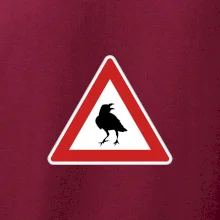 Dopravná značka - Pozor havran