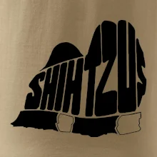 Shih-tzu - nápis v tele
