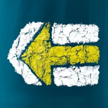 Párová turistická značka žlutá Párová turistická značka žlutá