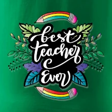 Farebné ceruzky best teacher ever