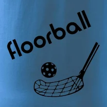 Floorball nápis šikmo