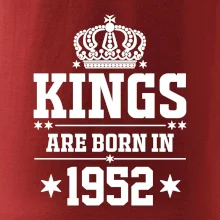 Kings are born in 1952