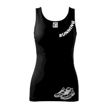 Running nápis šikmo