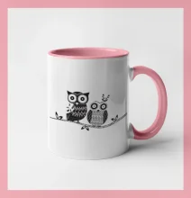 Dve sovy abstraktné