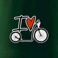 I love kolobežka veľké a malé koleso I love kolobežka veľké a malé koleso