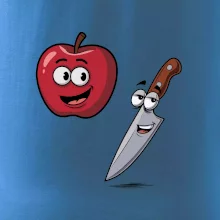 Parové tričko - Jablko a nôž