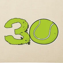 Tenis okrúhle narodeniny 30