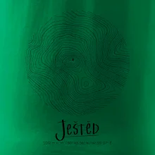 Ještěd - vrstevnice v kruhu