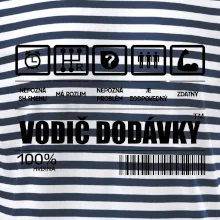 Čiarový kód - Vodič dodávky