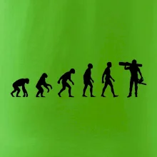 Evolúcia drevorubač - píla a kmeň