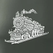 Stará lokomotiva z not