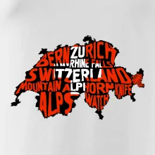 Mapy - názvy miest - Švajčiarsko