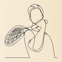 Tenista jedným ťahom Tenista jedným ťahom