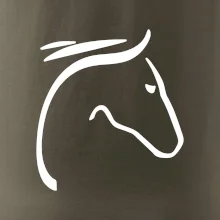 Kôň - hlava silueta