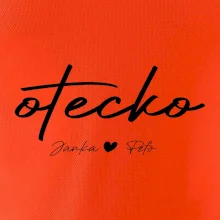 Otecko - tričko s menami deti Otecko - tričko s menami deti