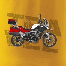 Cestovná enduro červená Cestovná enduro červená