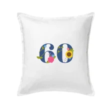 Kvetinové číslo kreslené - 60