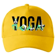 Yoga nápis farebný