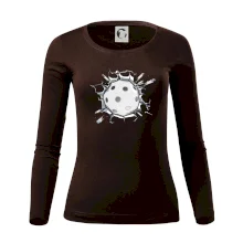 Florbal lopta v triku Florbal lopta v triku