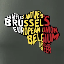 Mapy - názvy miest - Belgicko