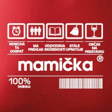 Čiarový kód - Mamička