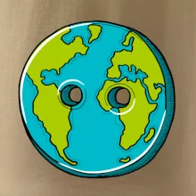 Planéta krajiny gombík (Pecka design)