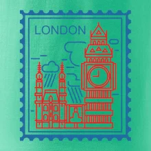 Londýn známka jednoduchá