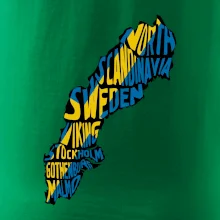 Mapy - názvy miest - Švédsko