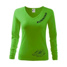 Running nápis šikmo