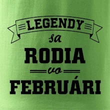 Legendy sa rodia vo februári