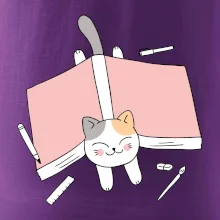 Učenie na štátnice mačka