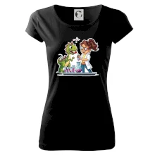 Chemik a dinosaurus - dievča