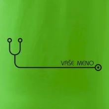 Doktor a sestrička - stetoskop s menom