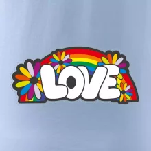 Love s dúhou v pozadí