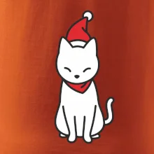 Vianočná mačka sediaca