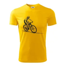 MTB kreslený cyklista MTB kreslený cyklista