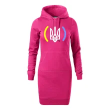 Ukrajina trojzubec s farbami Ukrajina trojzubec s farbami