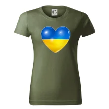 Ukrajina srdce vlajka