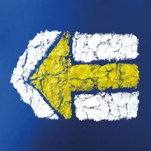 Párová turistická značka žlutá