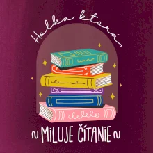 Holka, ktorá miluje čítanie