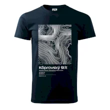 Kôprovský štít - vrstevnice v obdĺžniku