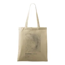 Zvičina - vrstevnice v obdĺžniku