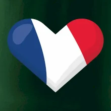 Francúzska vlajka srdca