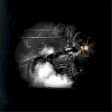 Vlak na koľajisku Vlak na koľajisku